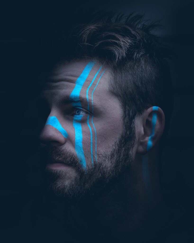 Digital security lock protection concept on screen